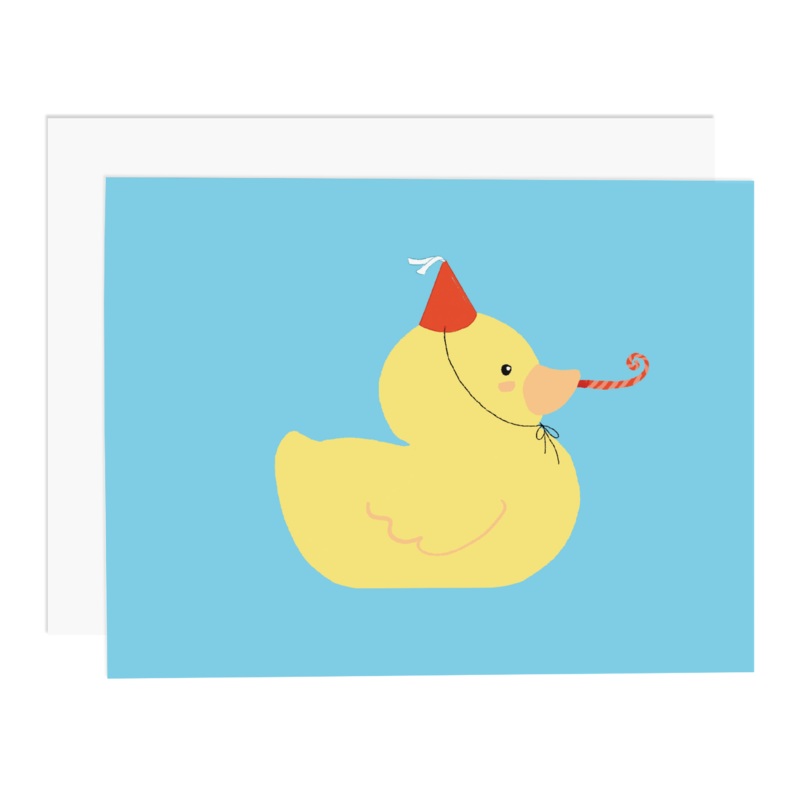 Rubber Ducky Party Greeting Card