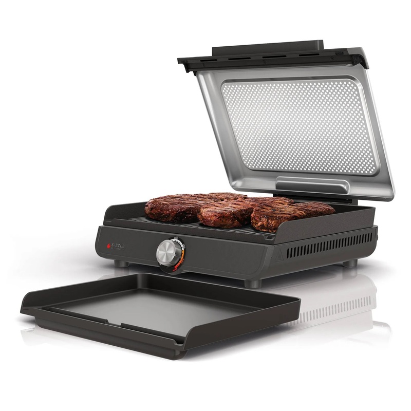 Sizzle Indoor Grill & Griddle with Interchangeable Plates – GR101