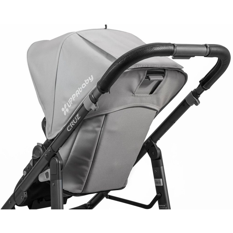 UPPAbaby Open Box Cruz Leather Handlebar Covers – Black