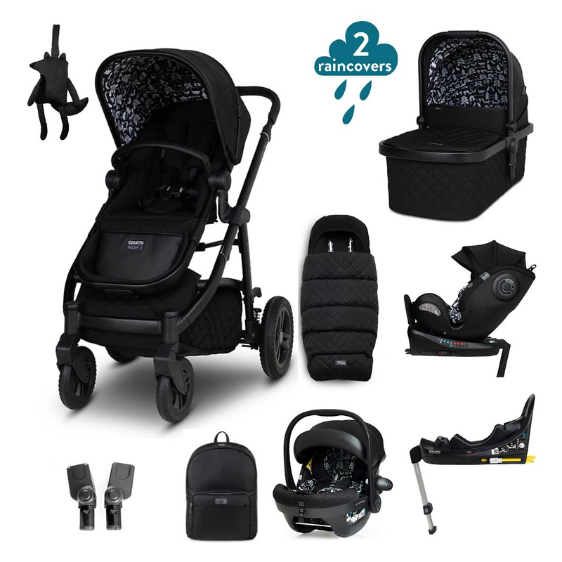 Cosatto Wow 3 All Stage Everything Bundle Silhouette