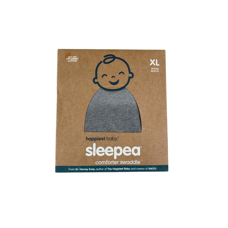 Happiest Baby Sleepea Comforter Swaddle, XL, Graphite
