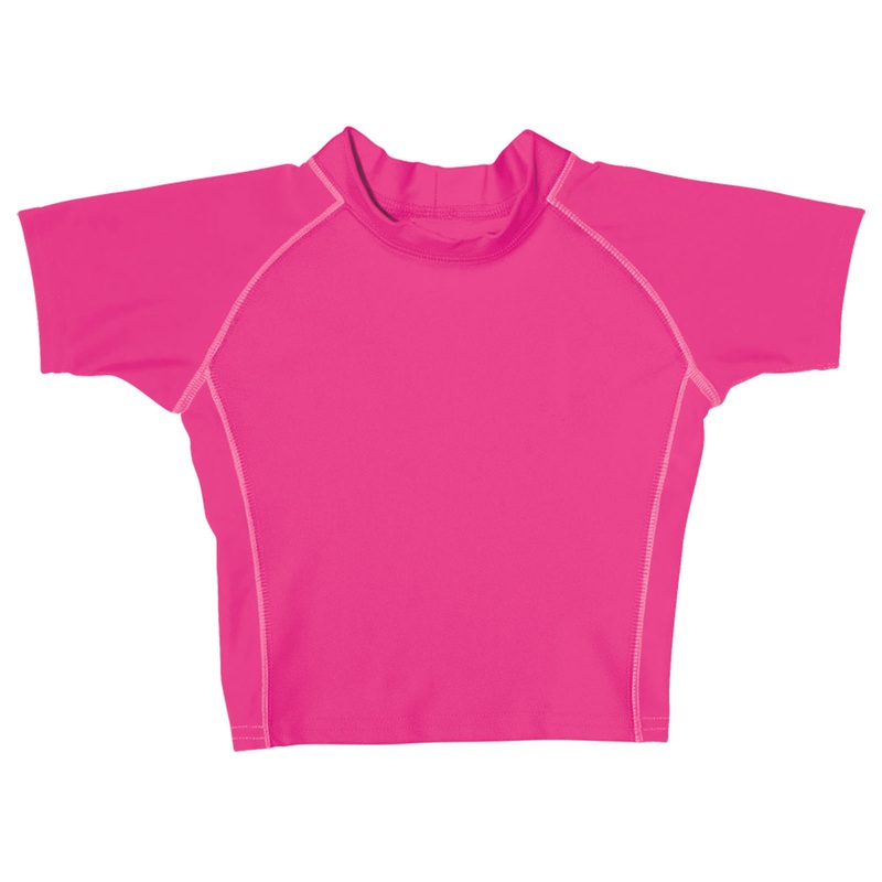 iPlay Short Sleeve Rashguard – Hot Pink – XL (24mo)