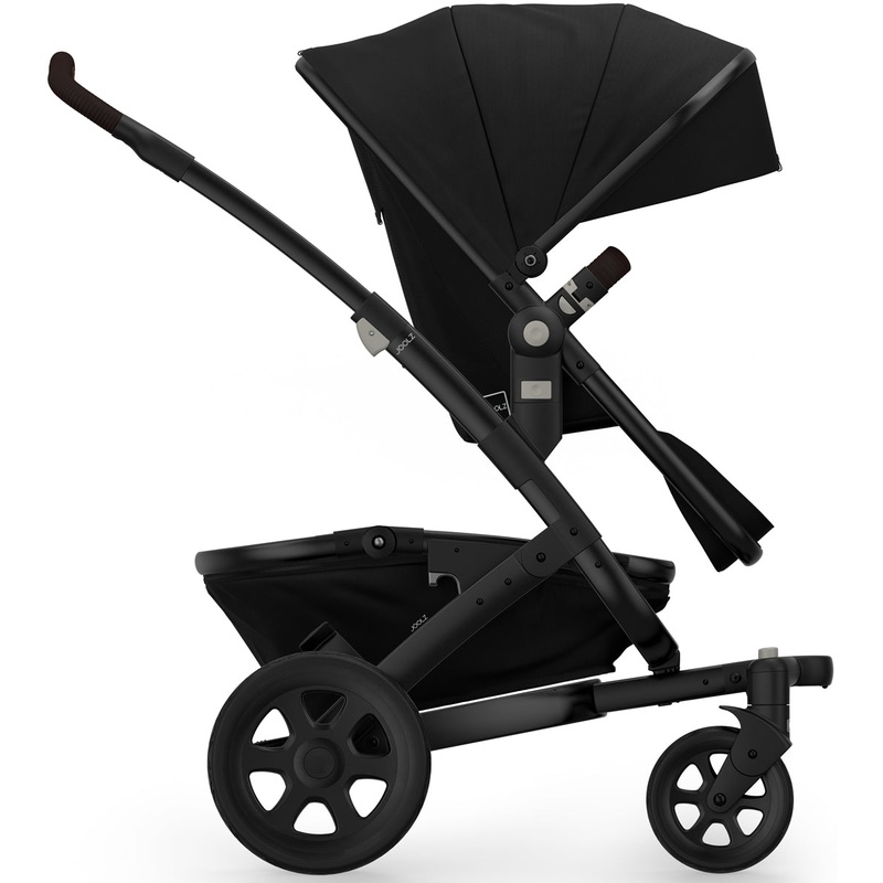 Joolz Geo 2 Tailor Mono Stroller – Black/Black/Black/Dark Brown Ribbed