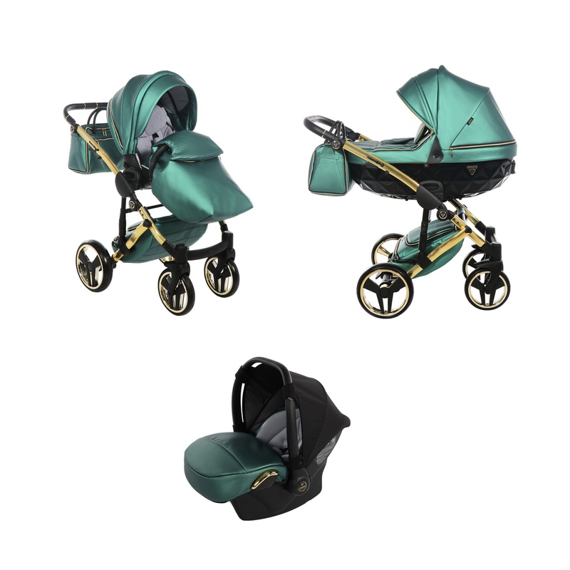 JUNAMA FLUO LINE GREEN – 3IN1 (INCLUDES CAR SEAT)