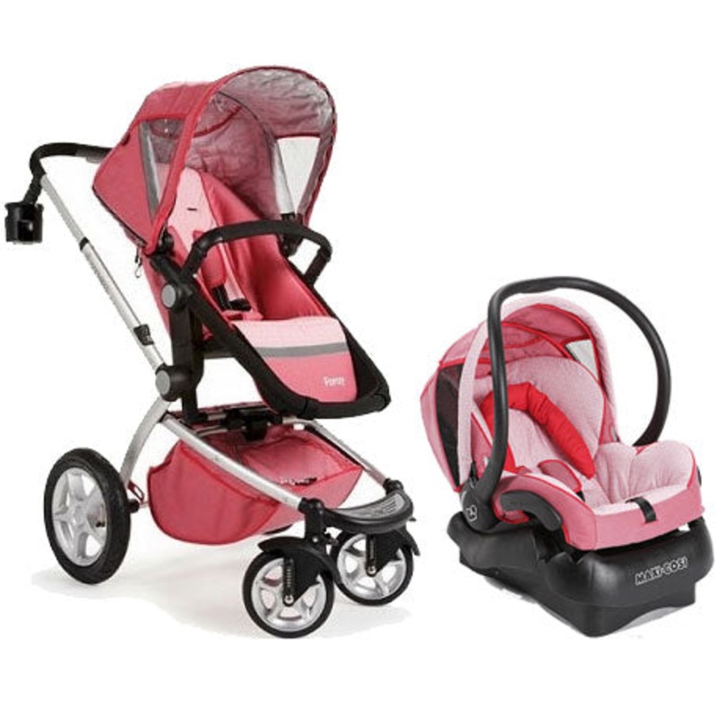 Maxi Cosi Foray Travel System – Lilly Pink