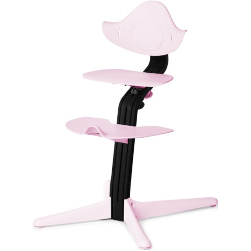 Nomi High Chair – Black / Pale Pink