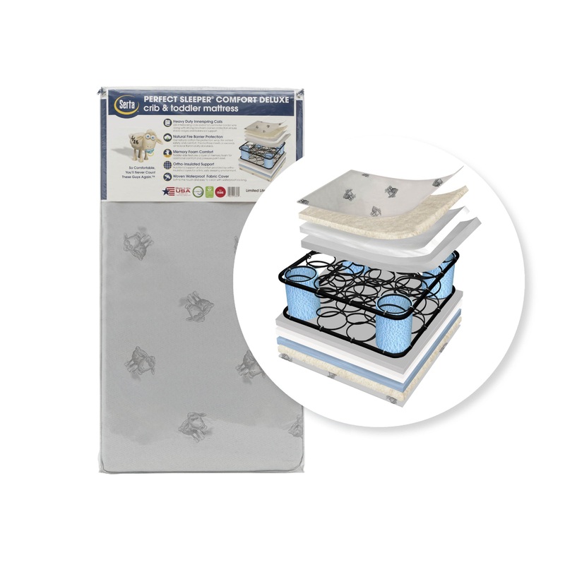 Perfect Sleeper Comfort Deluxe Crib and Toddler Mattress