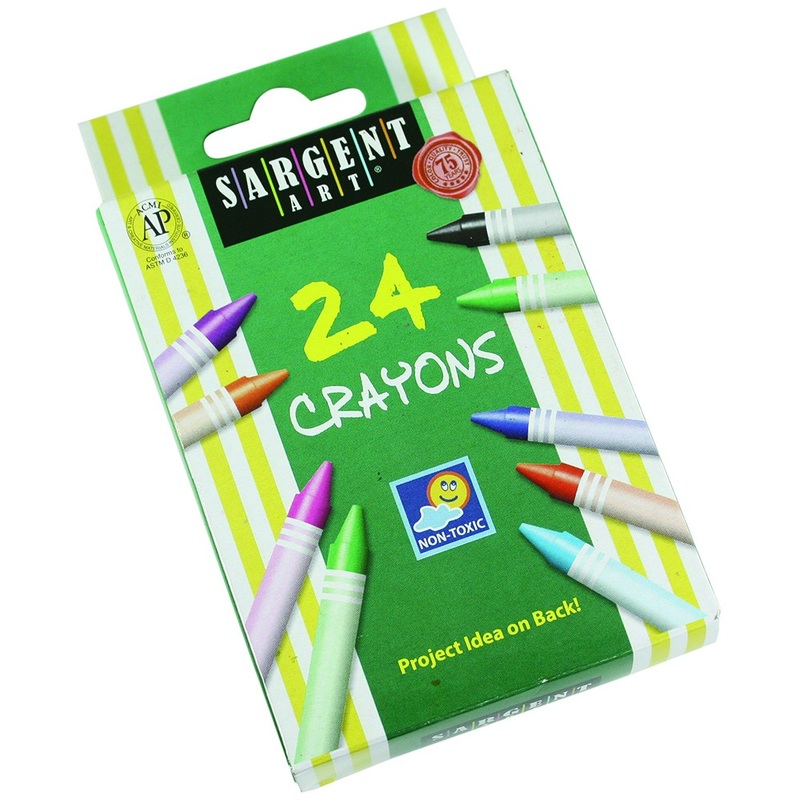 Sargent Art Regular Crayons (24 count)(DISC)