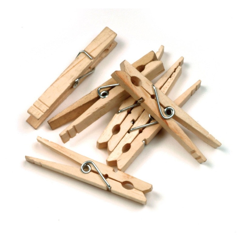 Spring Clothespins (3-3/8″L)50 Pieces