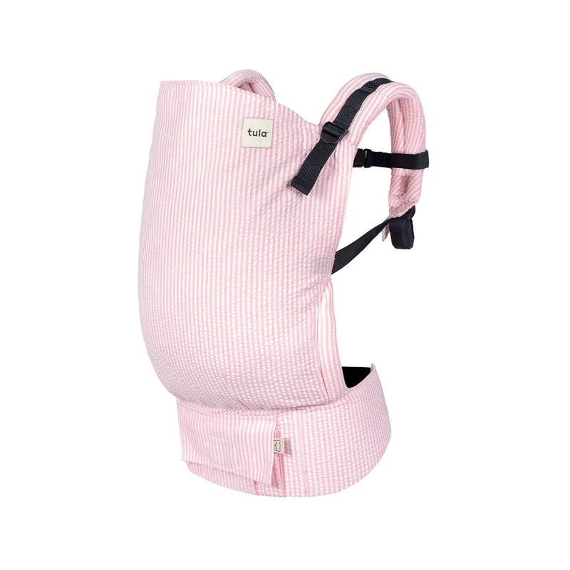 Toddler Carrier, Seersucker –  Blush Pink