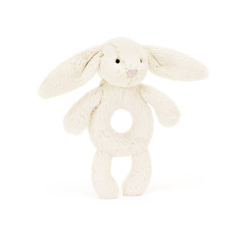 Jellycat Bashful Bunny Ring Rattle – Cream