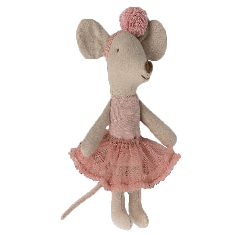 Little Sister Ballerina Mouse Rose Doll