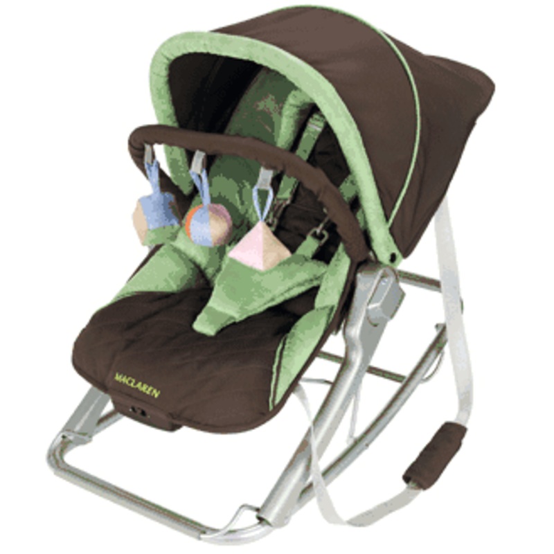 Maclaren Infant Rocker Coffee Brown Marsh Green