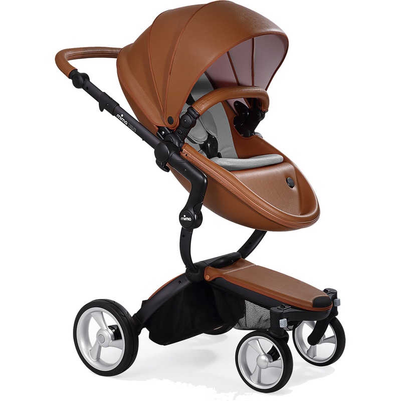 Mima Xari Complete Stroller, Black – Camel / Stone White