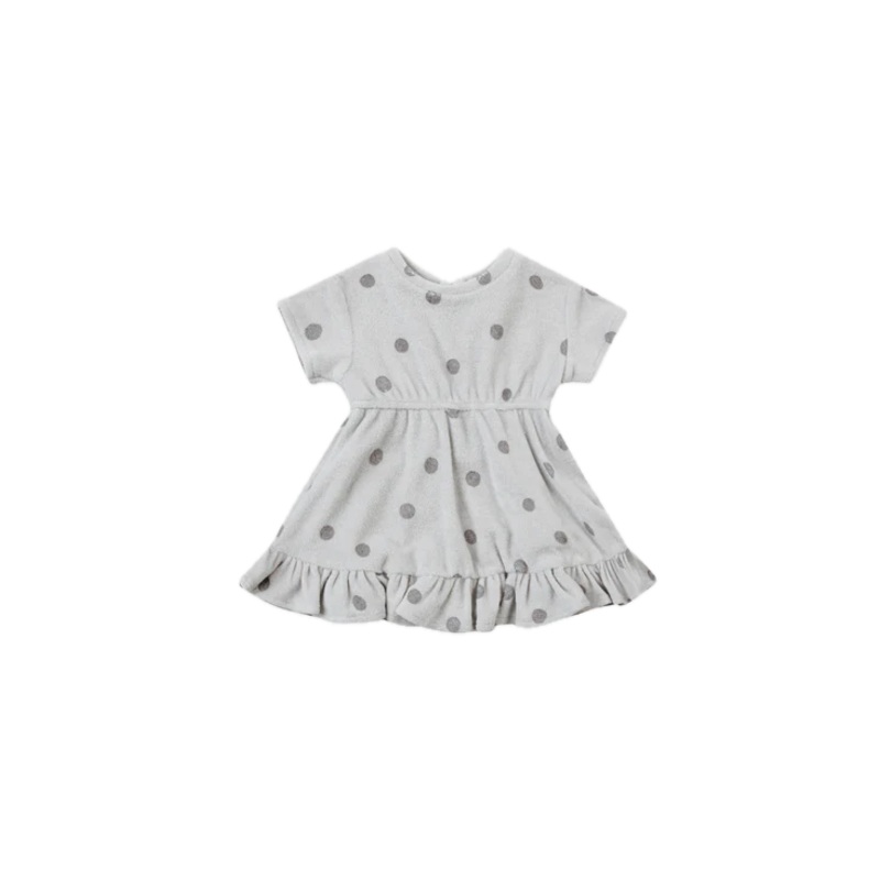 Quincy Mae Terry Dress – Polka Dot