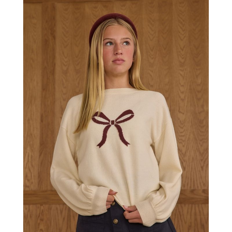 Rylee + Cru Aspen Sweater | Bow – Teen