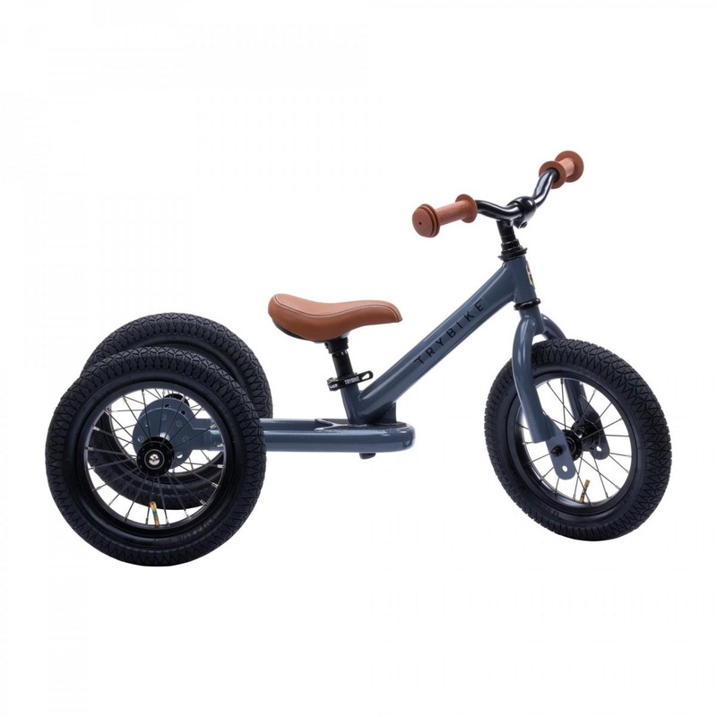 Trybike – Steel 2 In 1 Balance Trike / Bike Vintage Grey