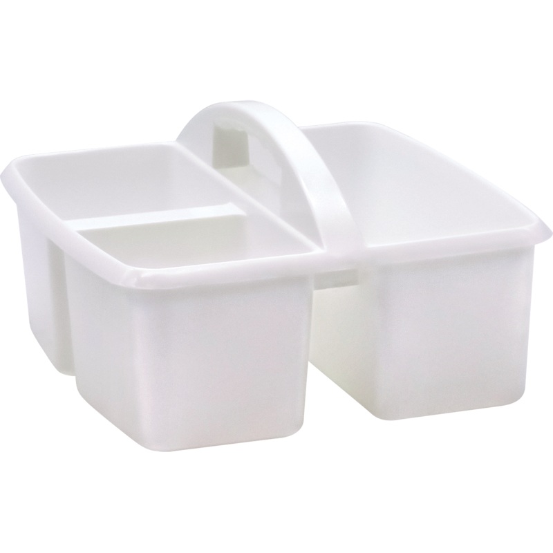 White Plastic Storage Caddy