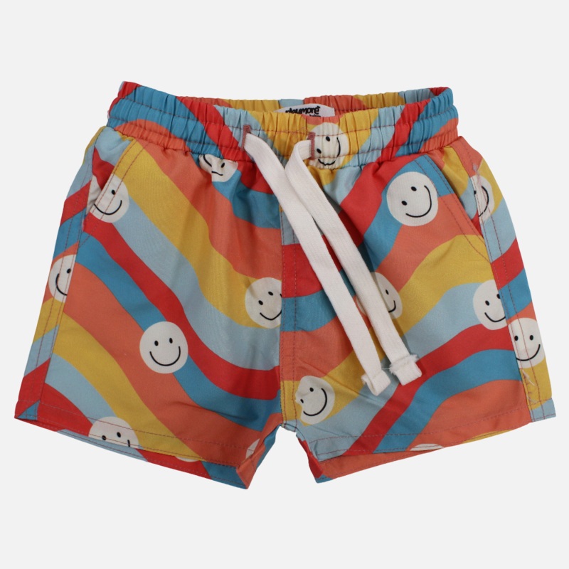 Baby Boys Swimsuit  Smiley Print