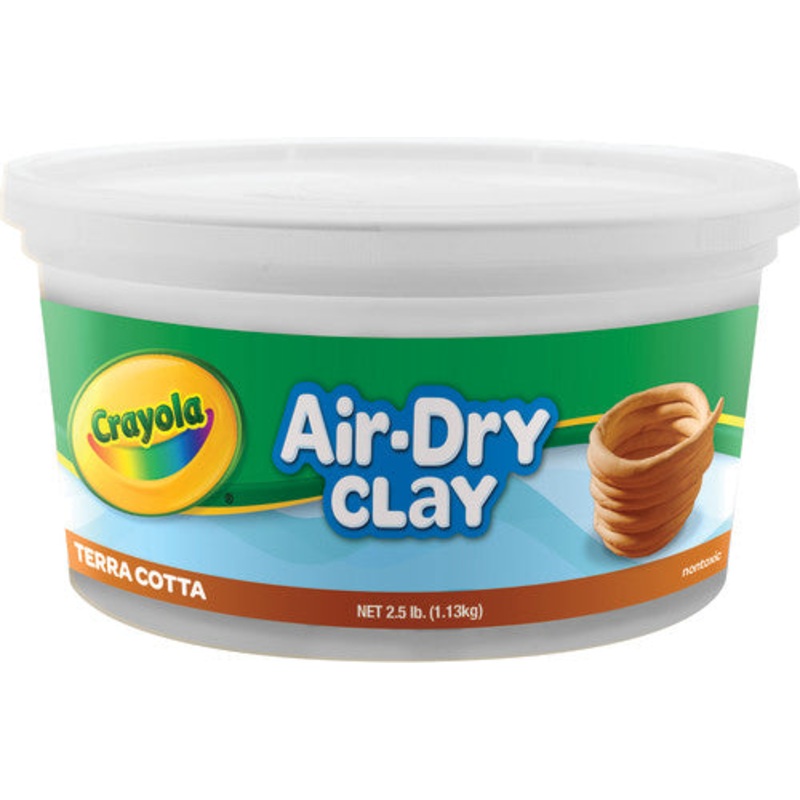Crayola Air-Dry Clay, 2 1/2 lbs., Terra Cotta