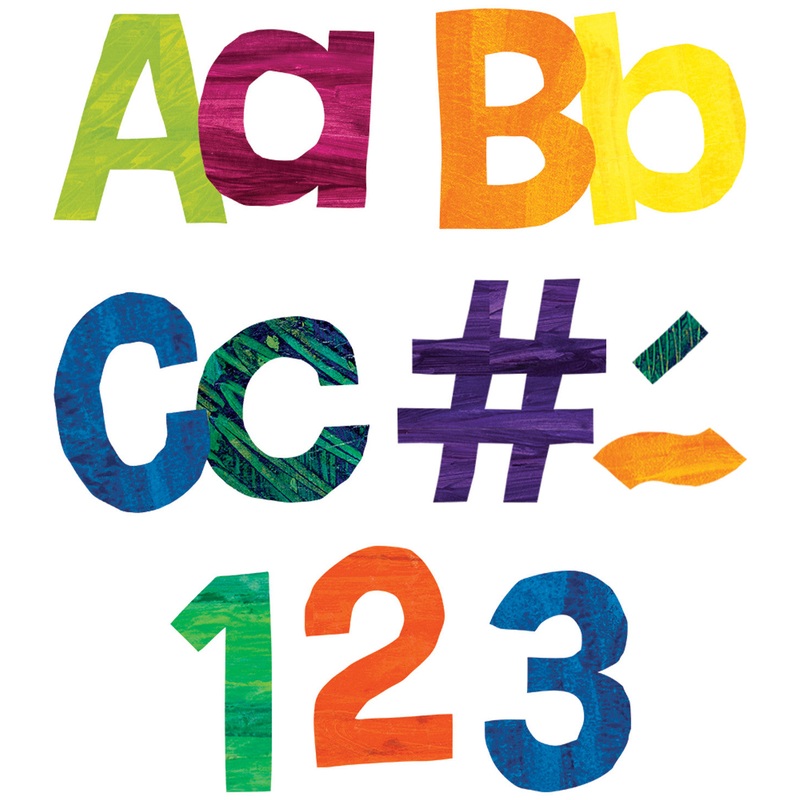 Eric Carle Colorful Tissue Paper Combo Pack EZ Letters
