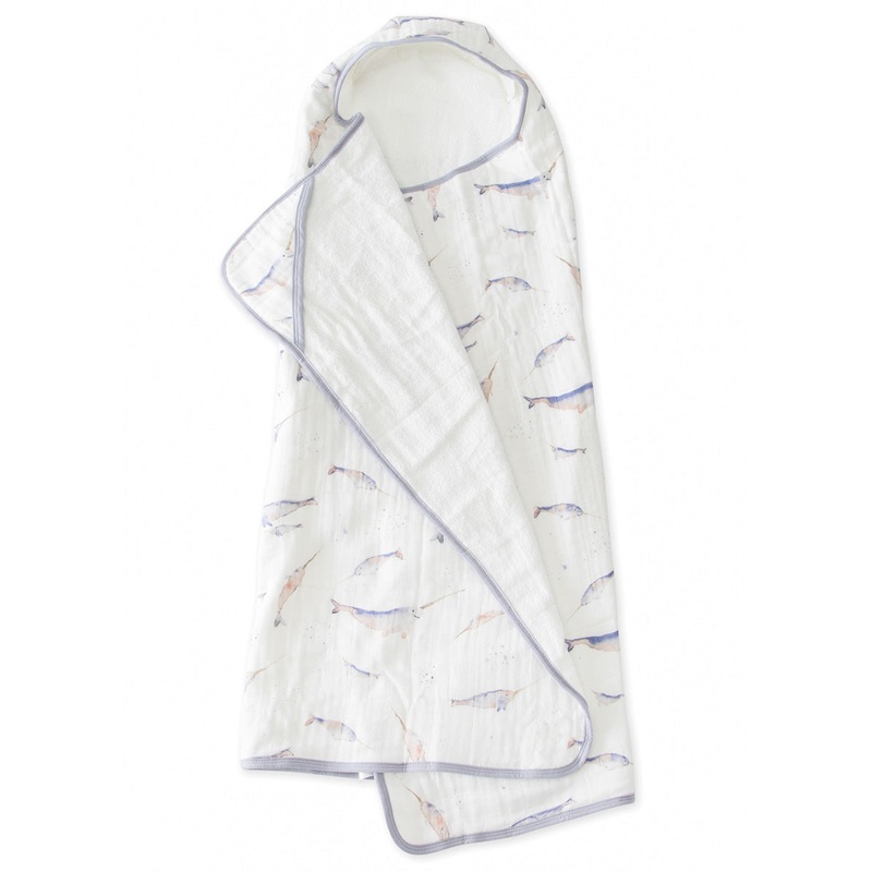 Little Unicorn Cotton Big Kid Hooded Towel – Narwhal