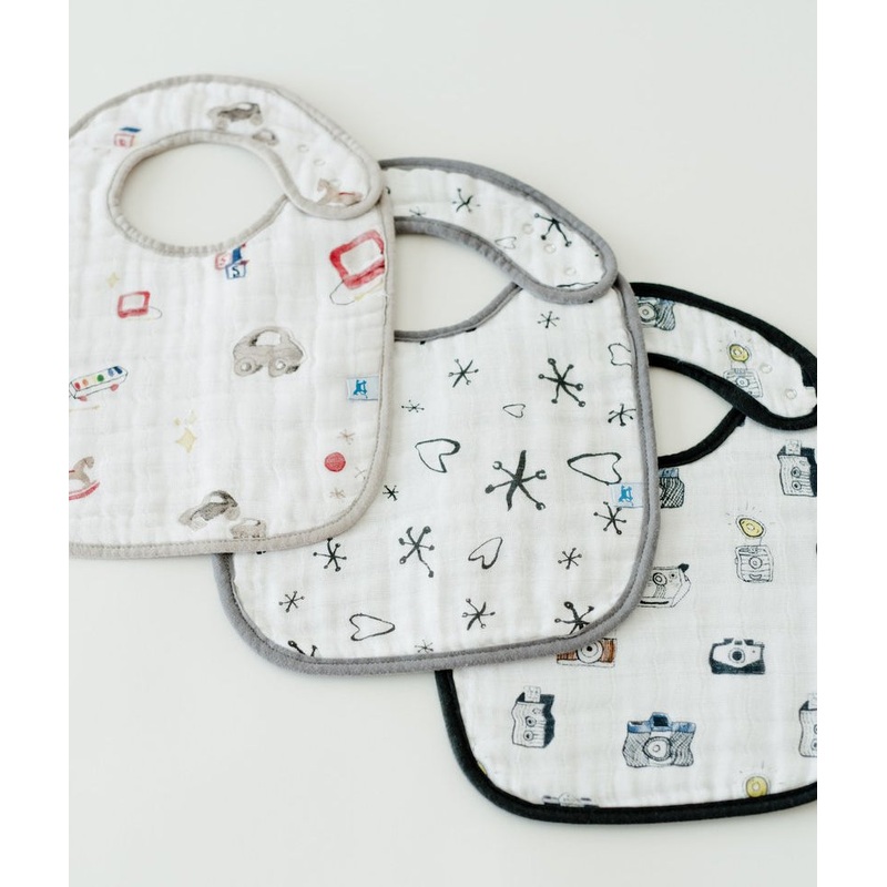 Little Unicorn + The Boss Baby Cotton Classic Bib 3-Pack – Toy Box