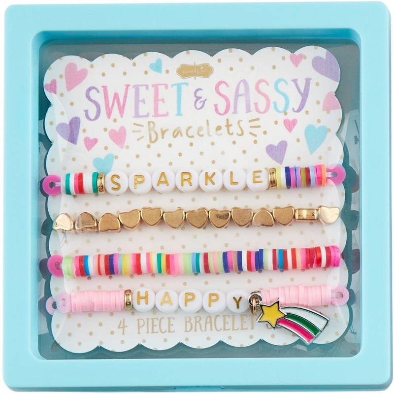 Mud Pie Happy Beaded Bracelets