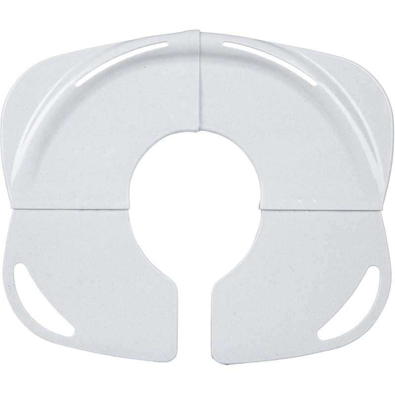Primo Folding Potty Seat with Handles – White