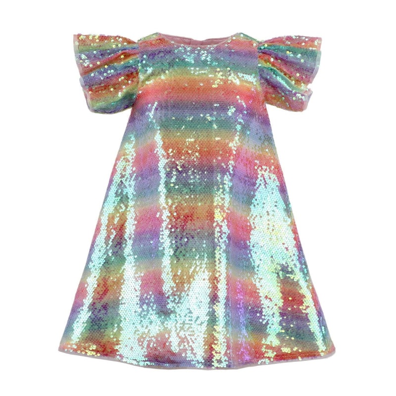 Sequin Rainbow Shimmer Dress