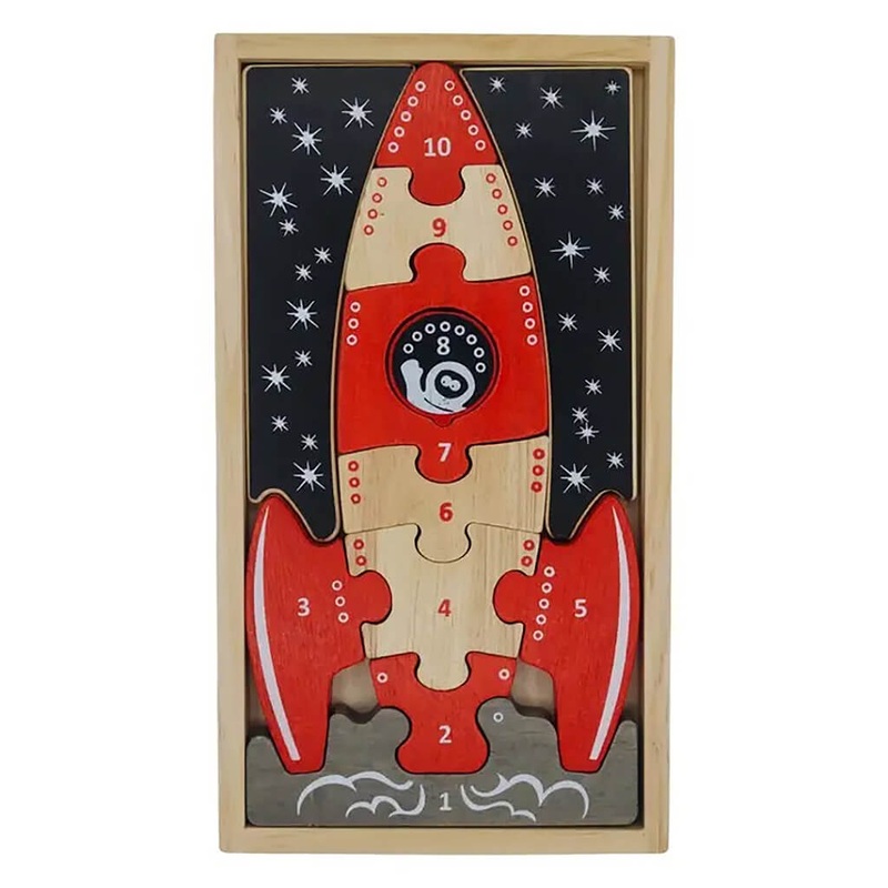 321 Blast Off Puzzle – Multilingual Space Puzzle