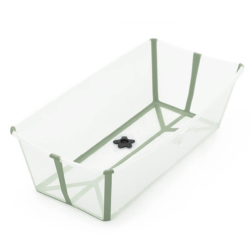 Flexi Bath X-Large Tub – Transparent Green
