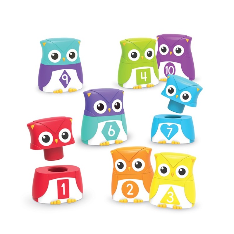 Snap-n-Learn Rainbow Owls