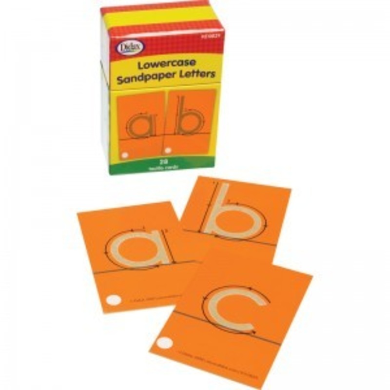 Tactile Sandpaper Letters (Lowercase)