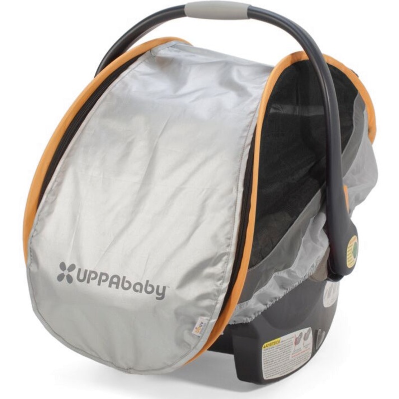 UPPAbaby Cabana Infant Car Seat Shade – Drew (Tangerine)