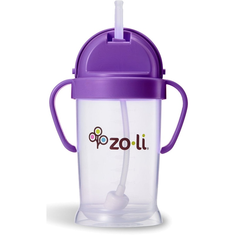 ZoLi BOT XL 9 oz. Straw Sippy Cup – Purple