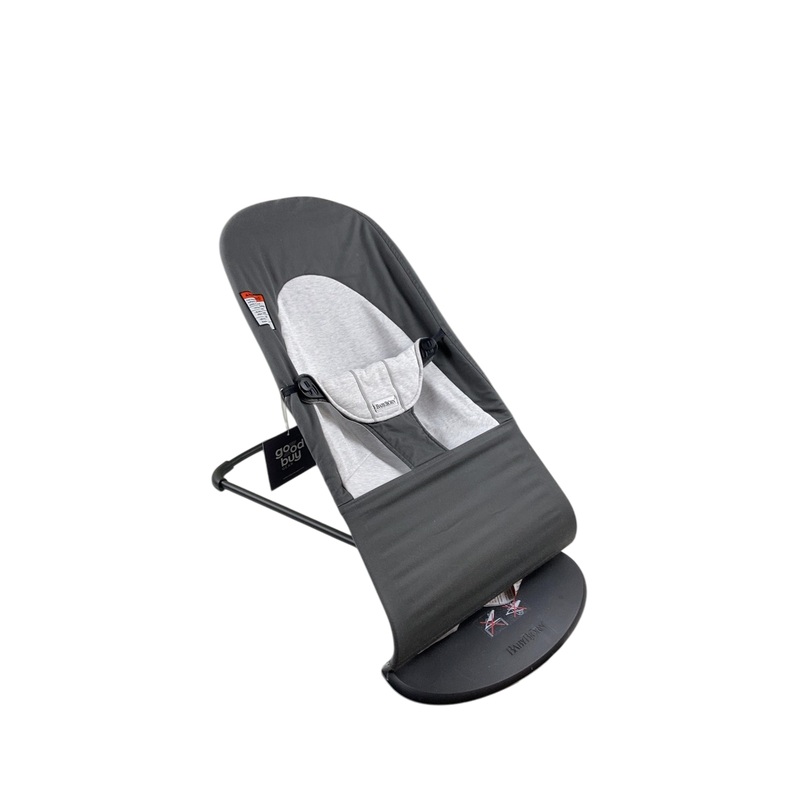 BabyBjorn Bouncer Balance, Black Frame, Dark Gray/Gray
