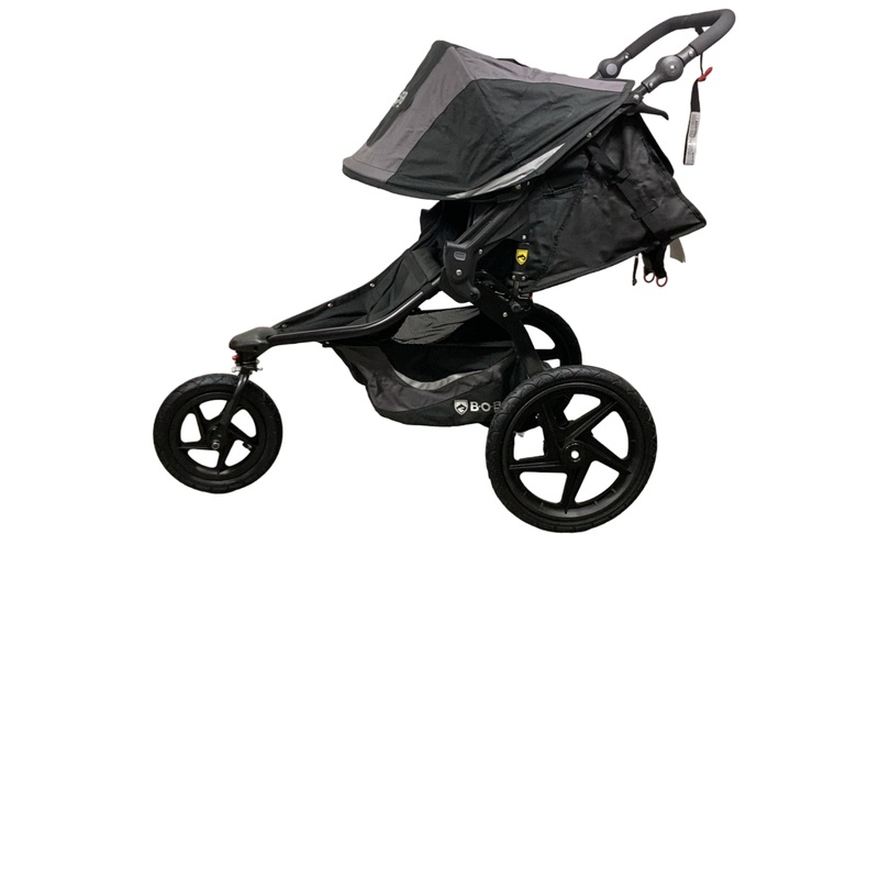 BOB Revolution Flex 3.0 Single Jogging Stroller, Graphite Black, 2024
