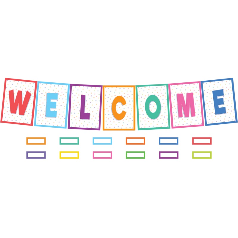 Colorful Welcome Bulletin Board