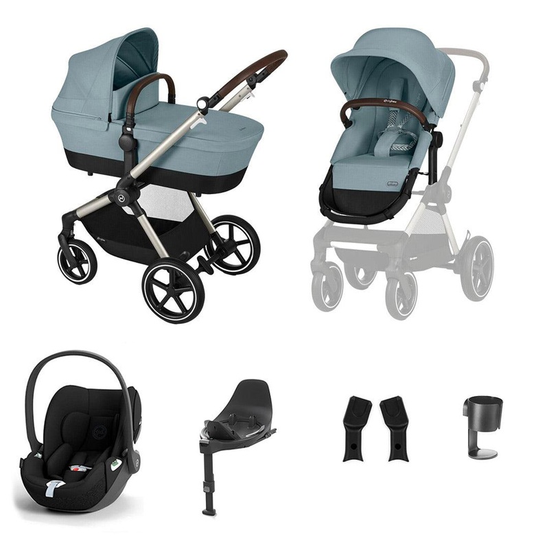 CYBEX EOS Lux Luxury Bundle – Sky Blue