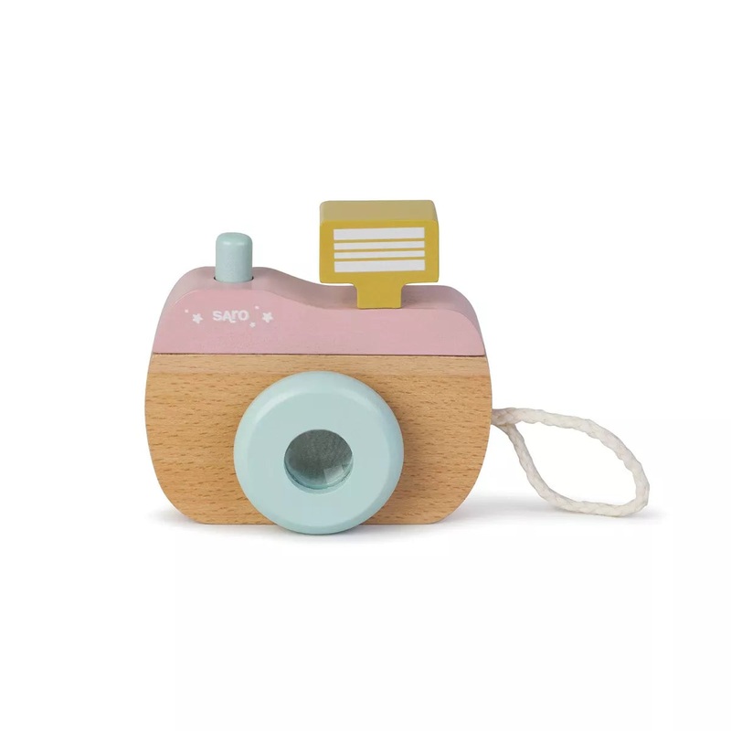 Kaleidoscope Wooden Camera – Pink