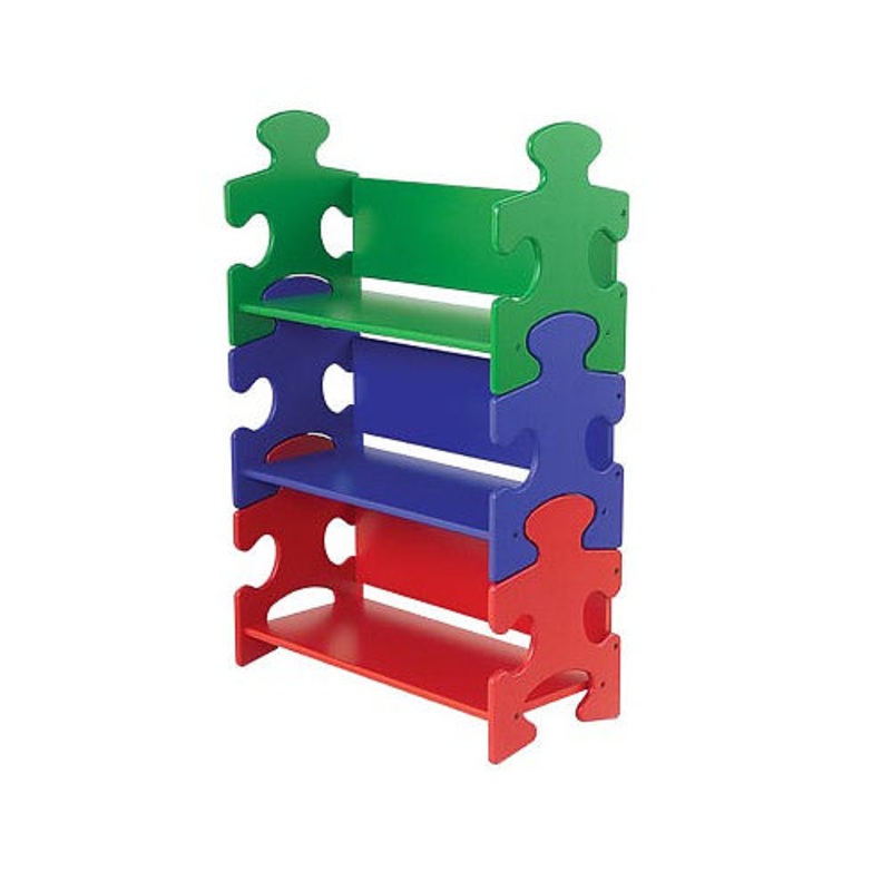 KidKraft Primary Puzzle Bookcase