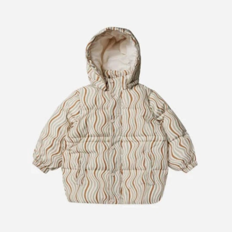 Puffer Jacket – Retro Waves