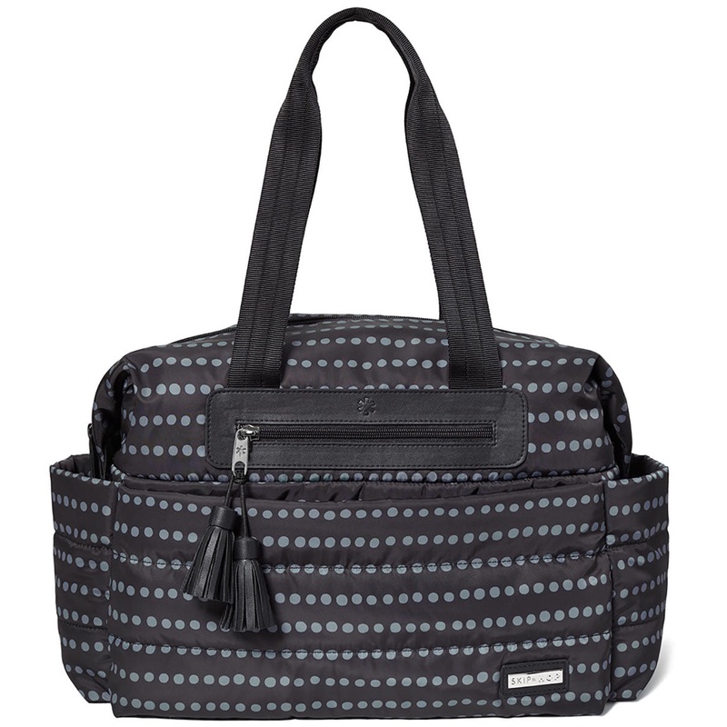 Skip Hop Riverside Ultra Light Satchel Diaper Bag – Black Dot