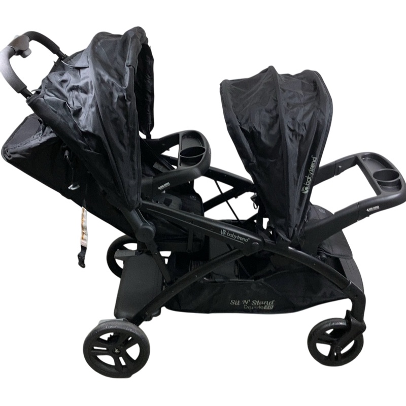 Baby Trend Sit N’ Stand Double 2.0 Stroller, 2024, Madrid Black