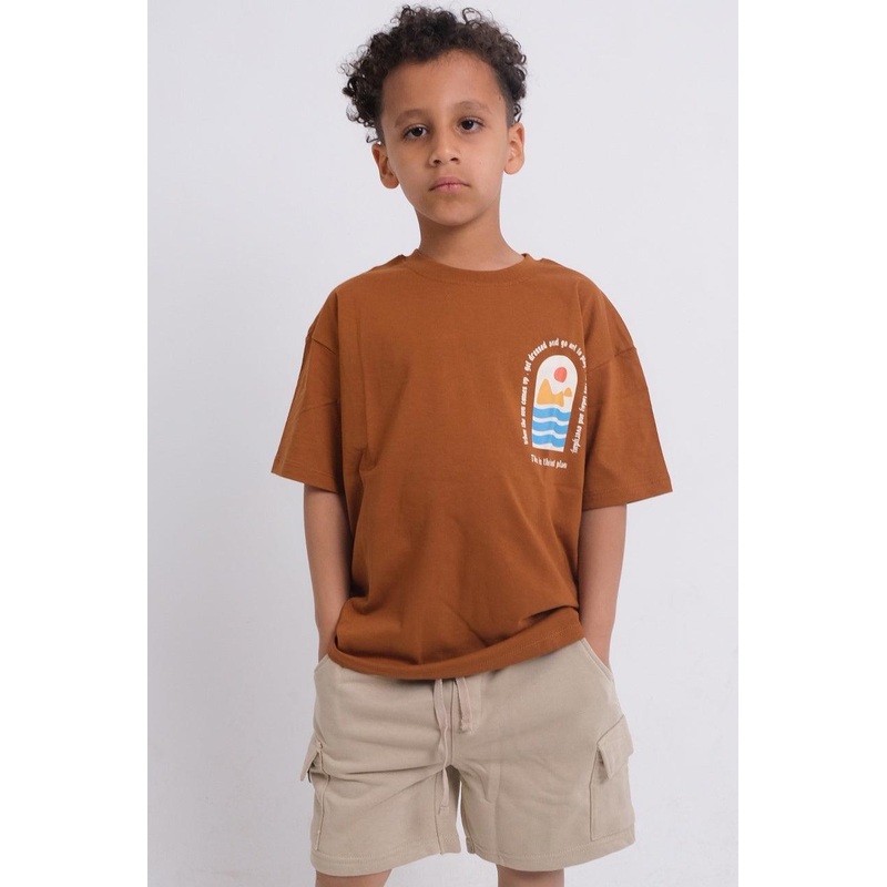Beige Comfy Cotton Shorts