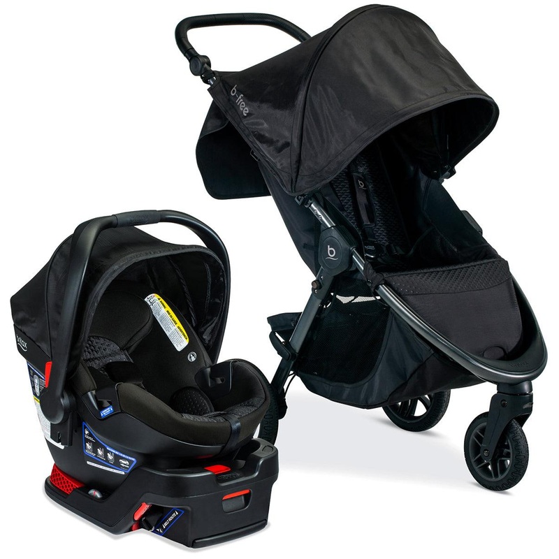 Britax OPEN BOX B-Free & B-Safe Gen2 FlexFit Travel System – Midnight
