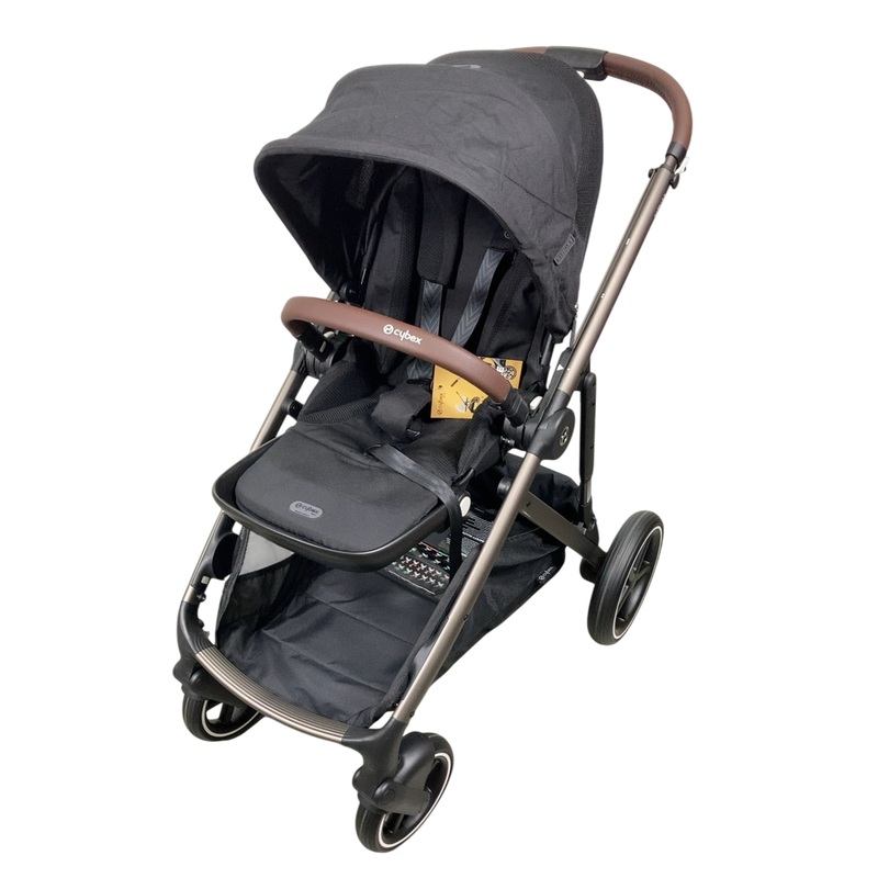 Cybex Gazelle S Modular Stroller, 2023, Deep Black, Taupe Frame