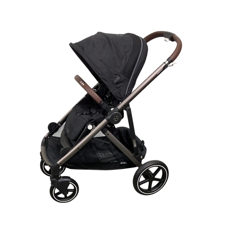Cybex Gazelle S Modular Stroller, 2024, Moon Black, Taupe Frame