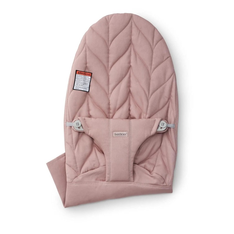 Extra Fabric Seat for Bouncer Bliss – Dusty Pink / Cotton, Petal Quilt